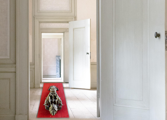 The Knocker on Red Door