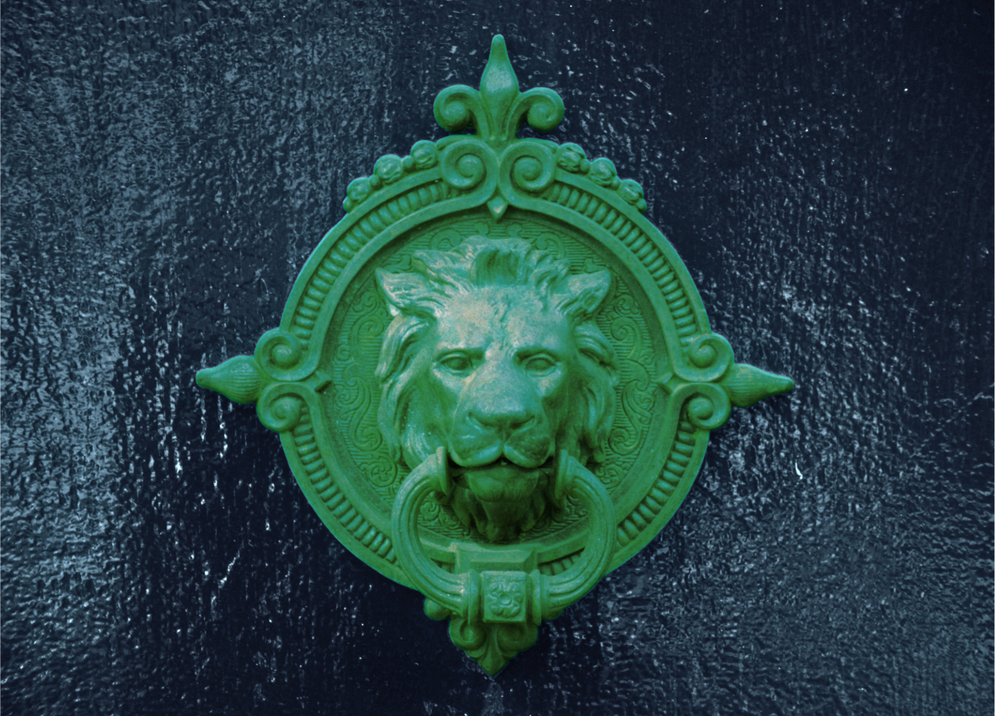 Lion_Knocker_Green